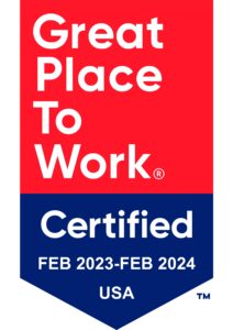 Great Place to Work Certification Badge for The Place for Children with Autism